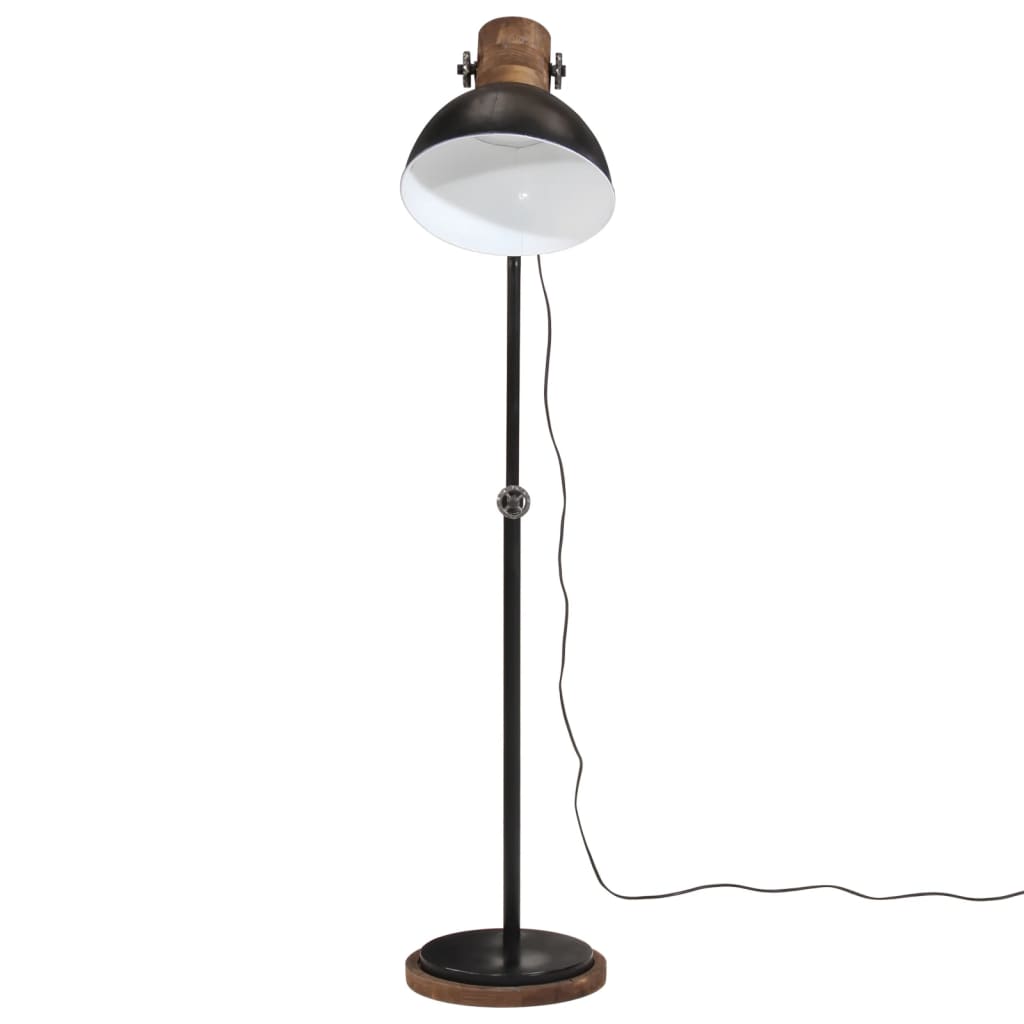 Floor Lamp 25 W Black 30x30x100-150 cm E27