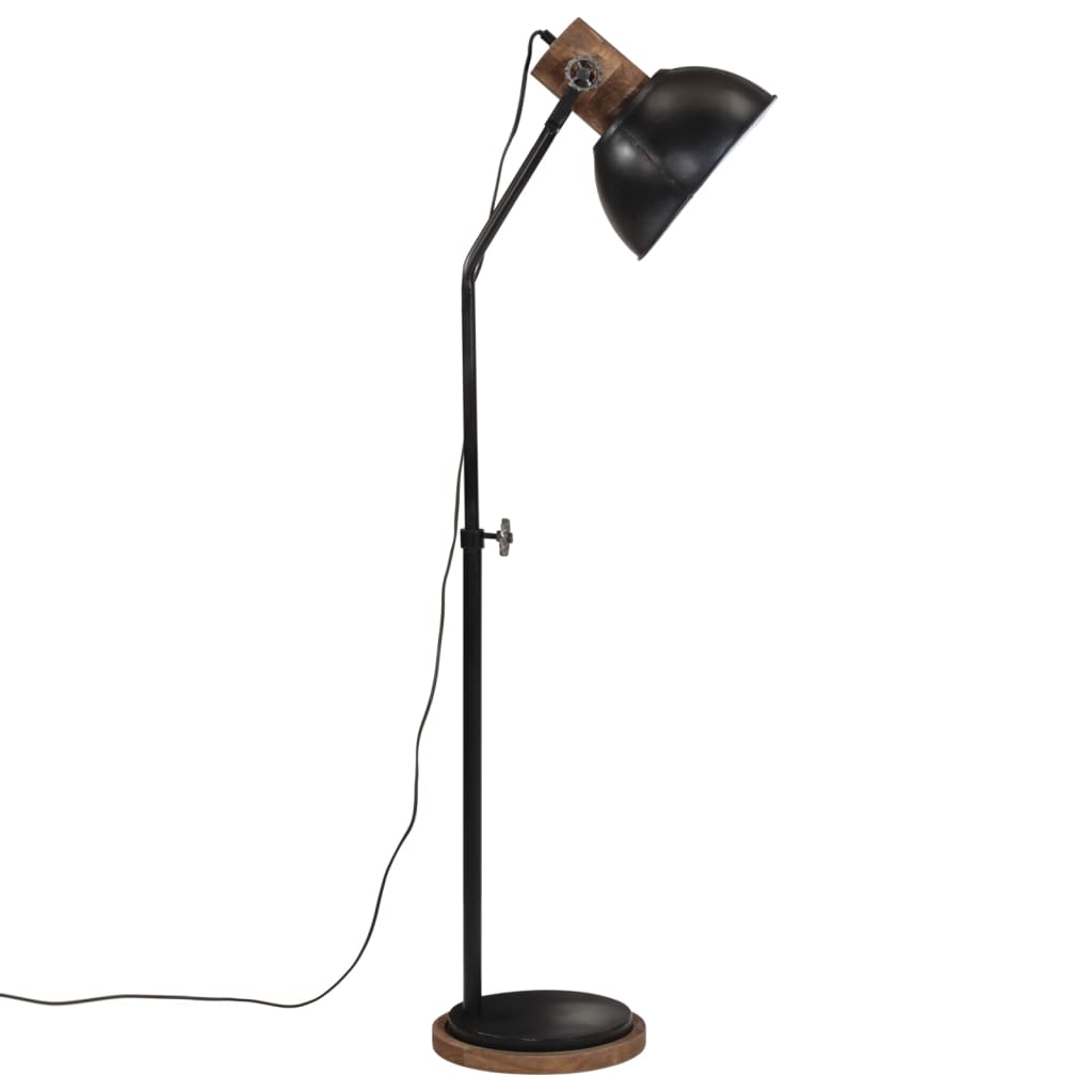 Floor Lamp 25 W Black 30x30x100-150 cm E27