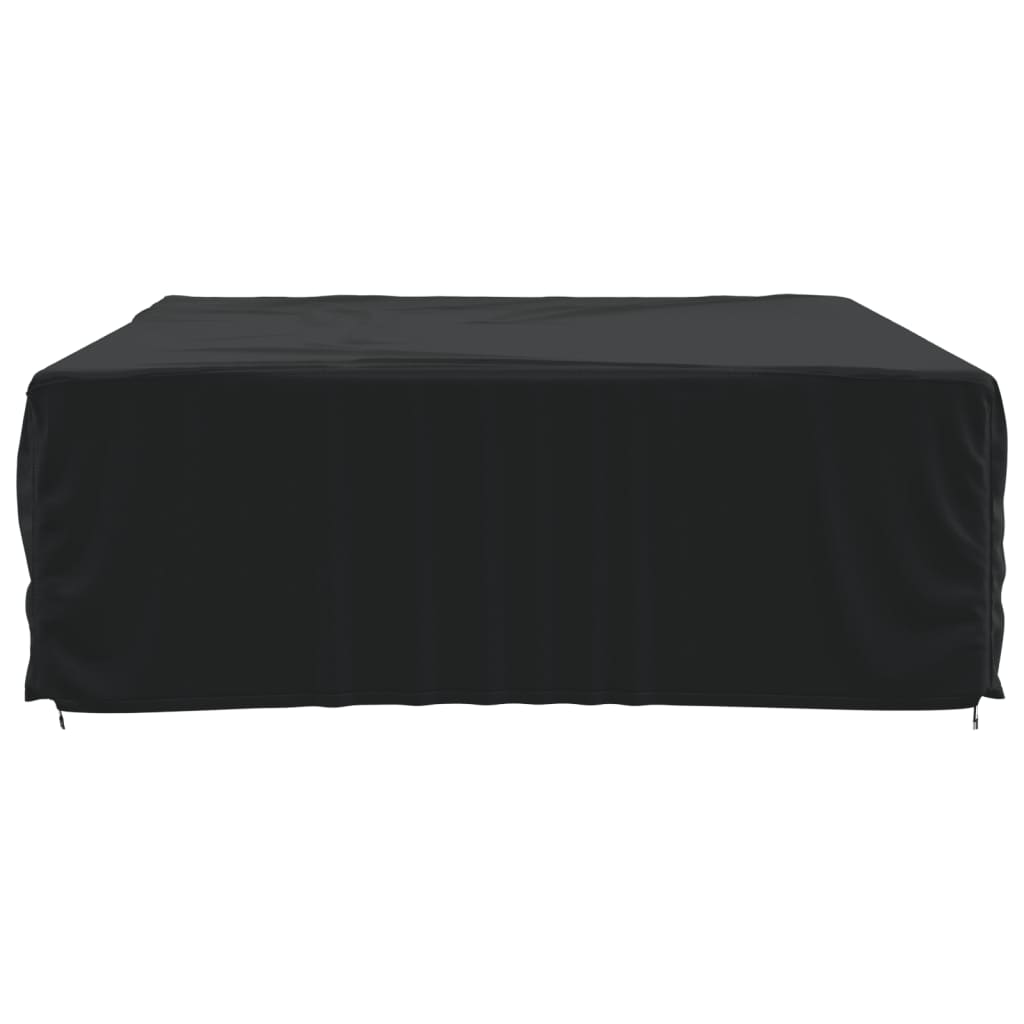 Garden Furniture Cover Black 350x260x90 cm 420D Oxford