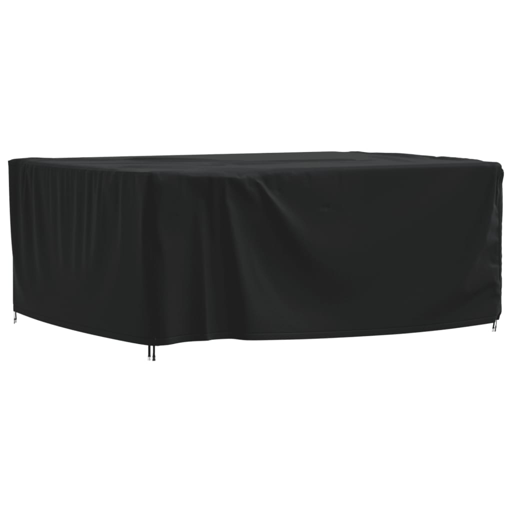 Garden Furniture Cover Black 242x182x100 cm 420D Oxford