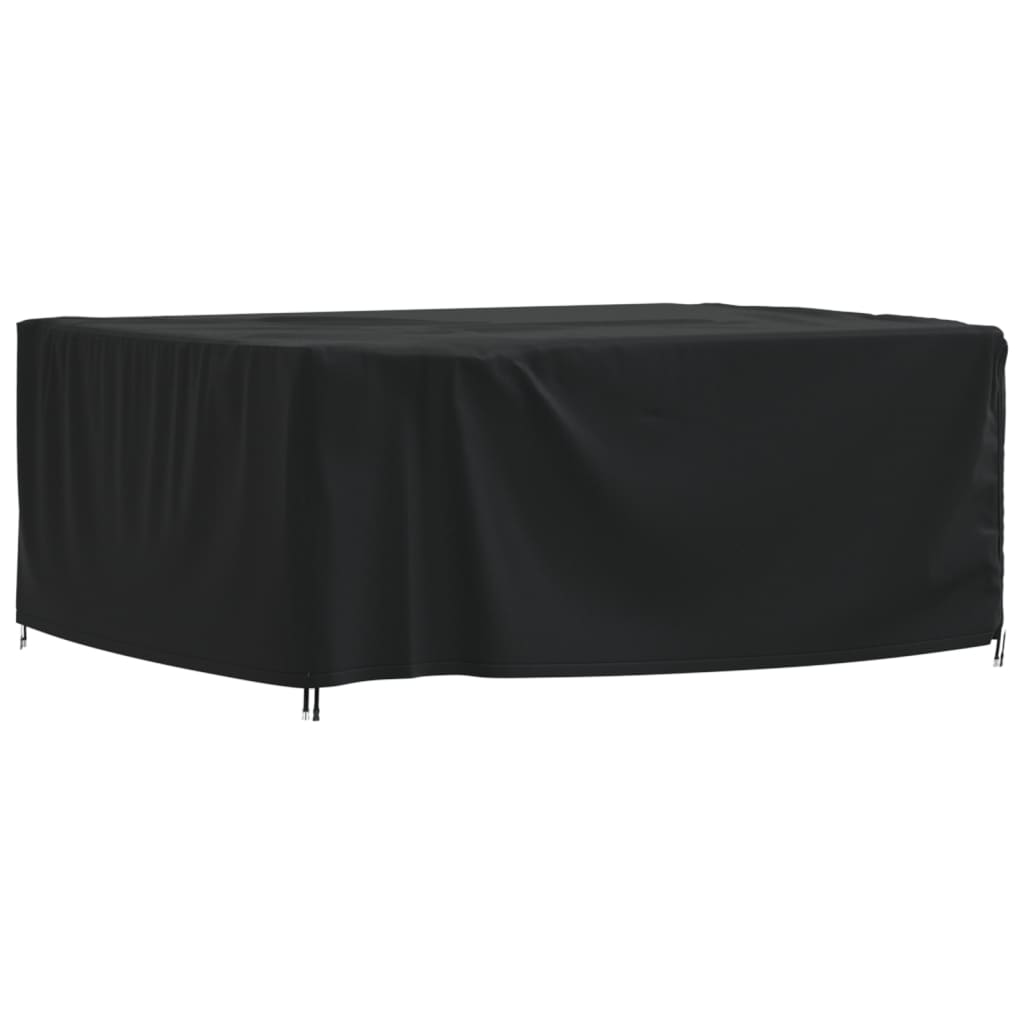 Garden Furniture Cover Black 200x165x80 cm 420D Oxford