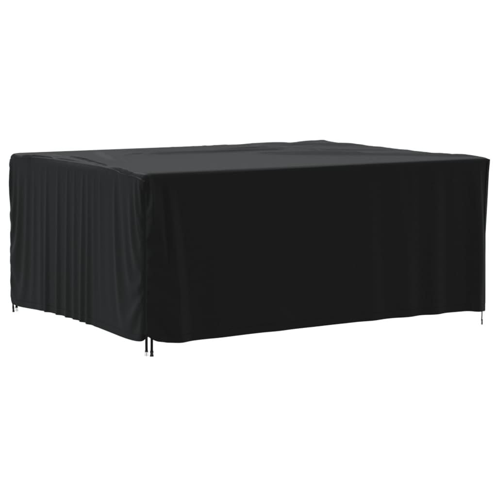 Garden Furniture Cover Black 200x165x80 cm 420D Oxford