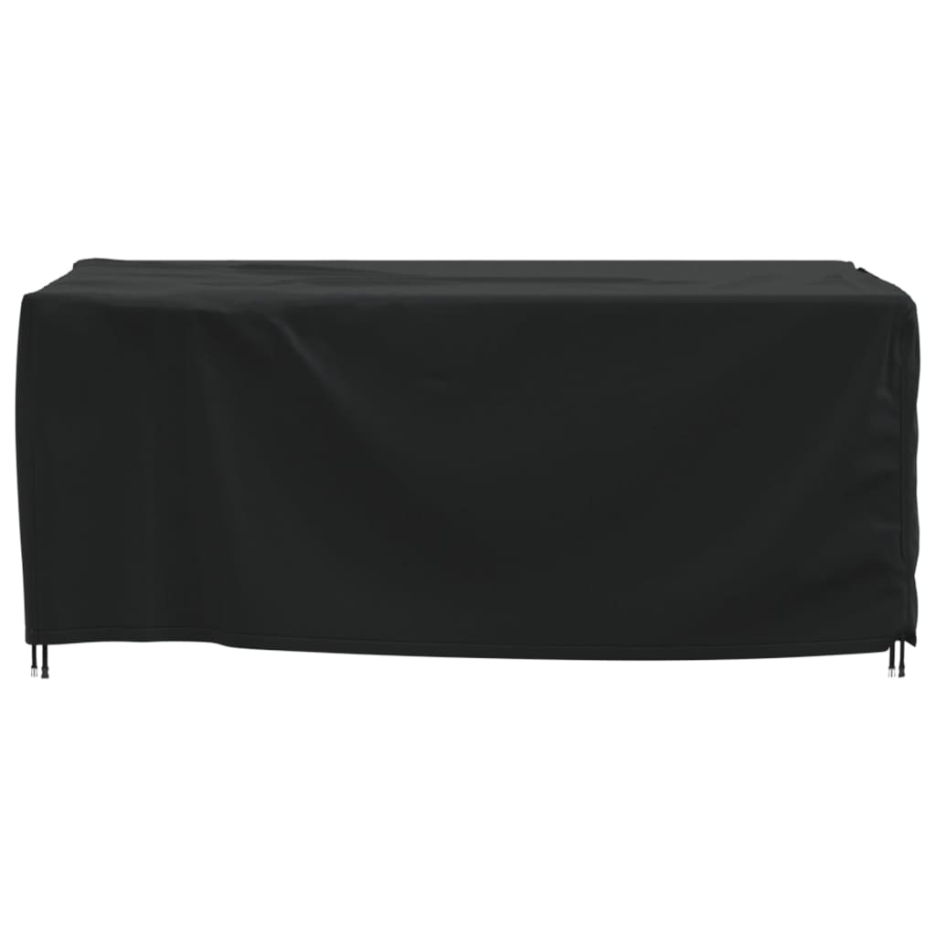 Garden Furniture Cover Black 200x165x80 cm 420D Oxford