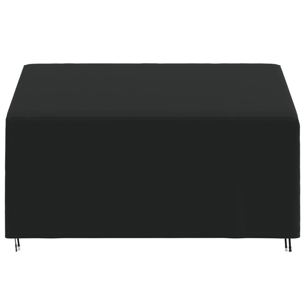 Cover for 3-seater bench Black 165x70x65/94 cm 420D Oxford