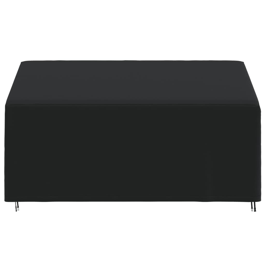 Cover for 3-seater bench Black 175x85x68/94 cm 420D Oxford