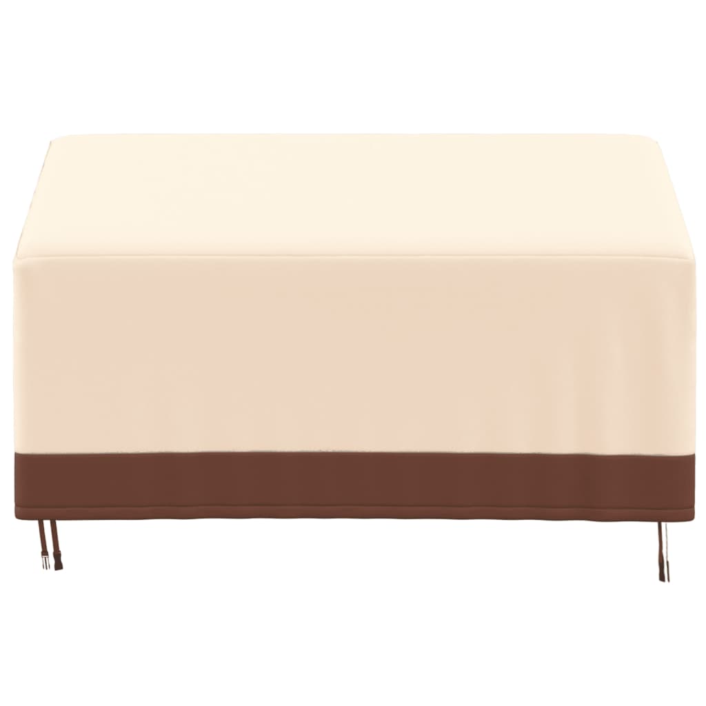 Cover for 3-seater bench Beige 159x84x56/81 cm 600D Oxford