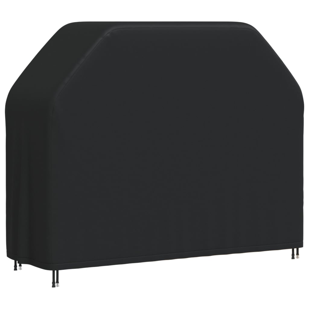 Grill Cover 162x61x122 cm Black 420D Oxford