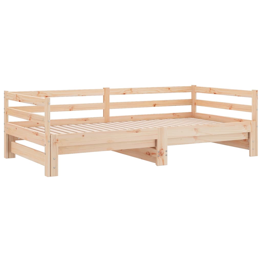 Daybed extendable 90x190 cm solid pine wood