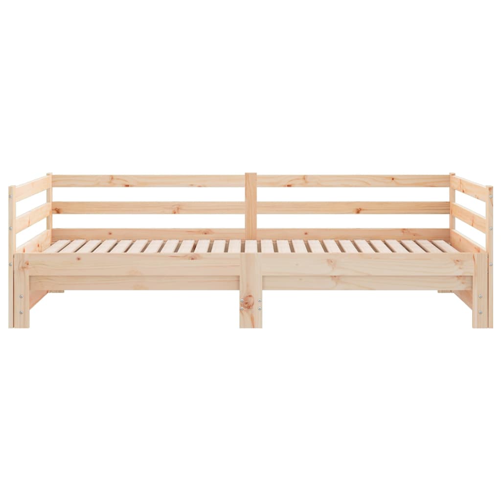 Daybed extendable 90x190 cm solid pine wood