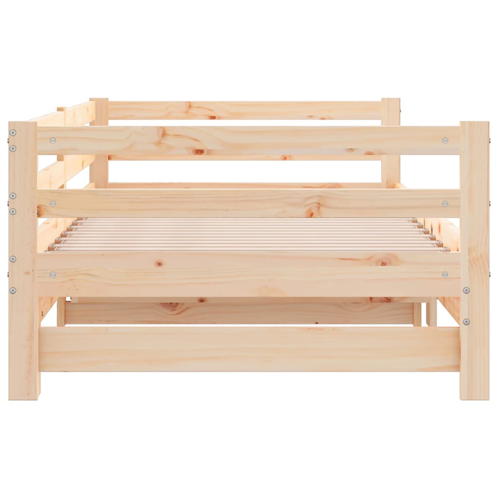 Daybed extendable 90x190 cm solid pine wood