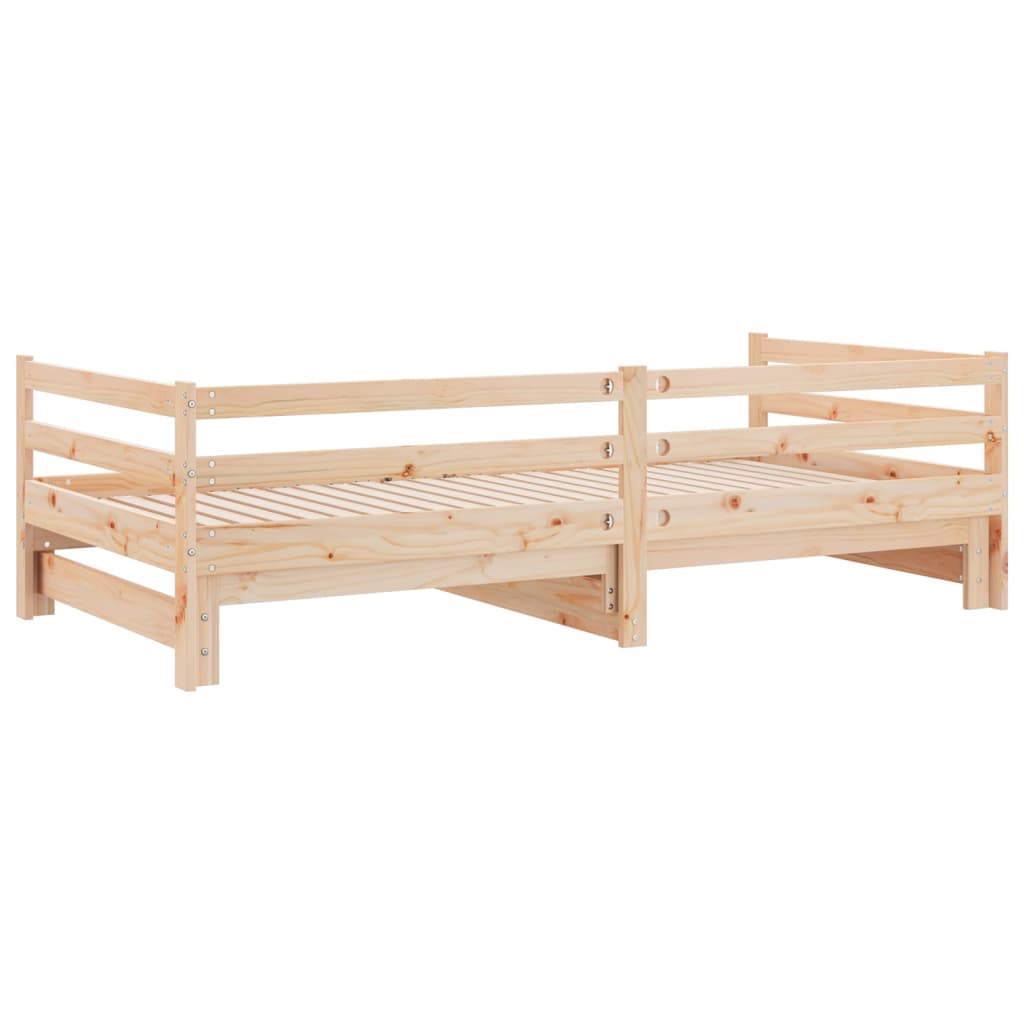 Daybed extendable 90x190 cm solid pine wood