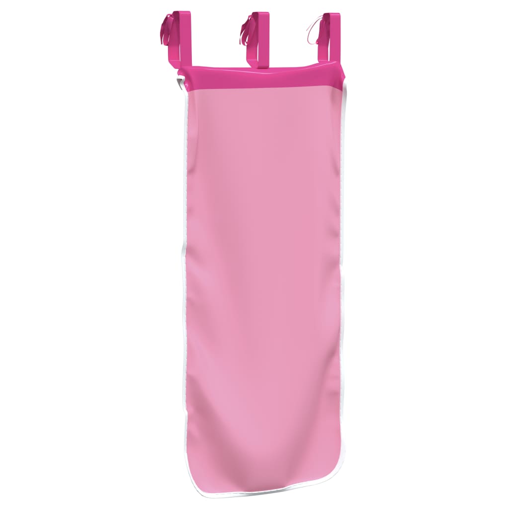 Curtains for loft bed pink polyester