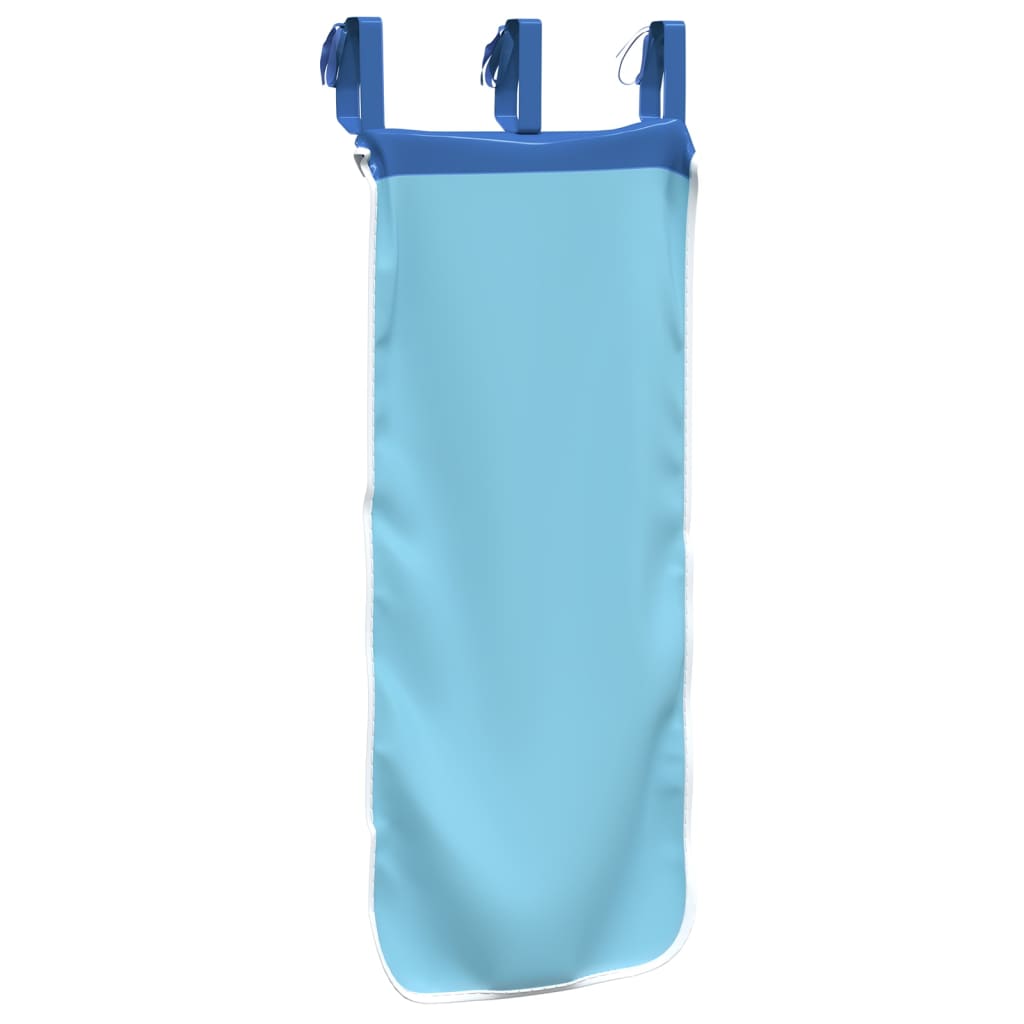 Curtains for loft bed with tunnel blue polyester