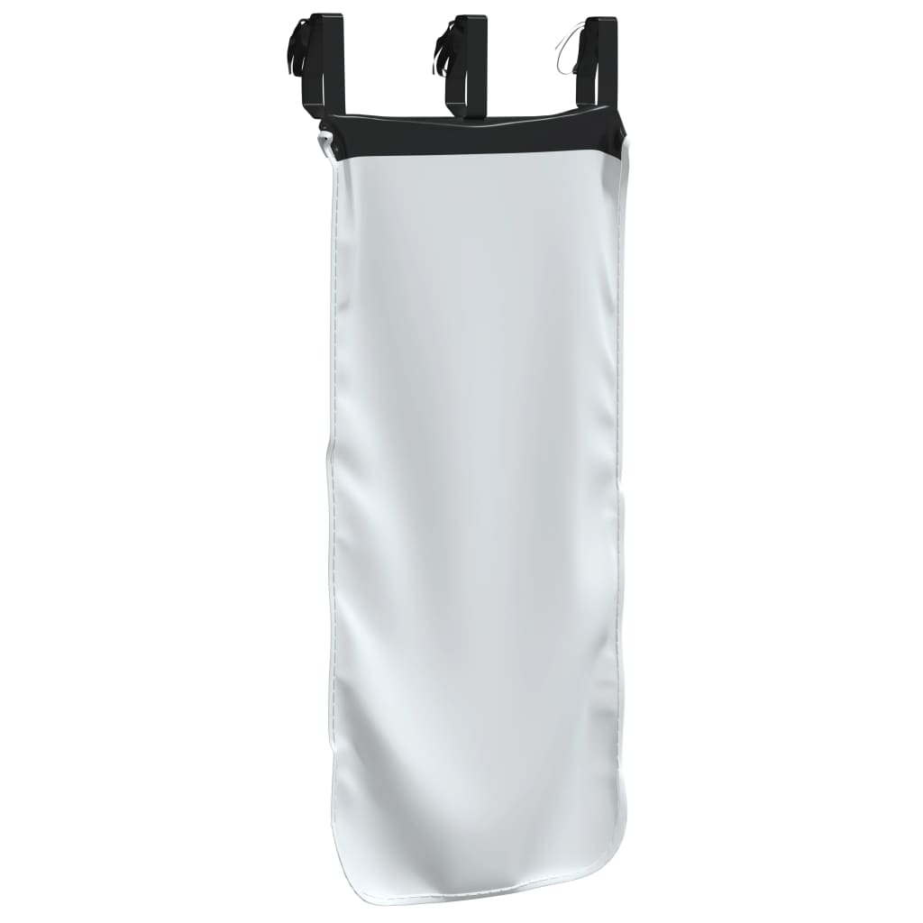 Curtains for Loft Bed with Tower White and Black Polyester