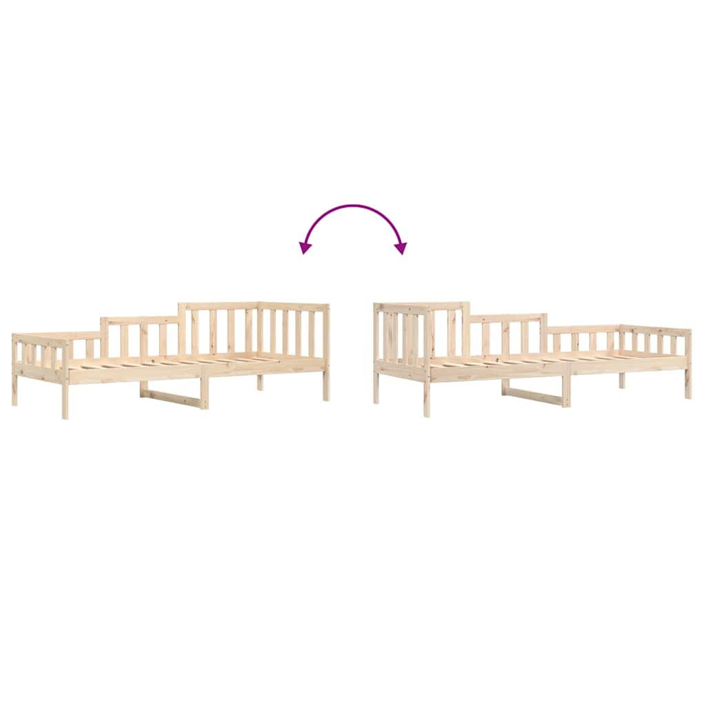 Daybed without mattress 80x200 cm solid pine wood