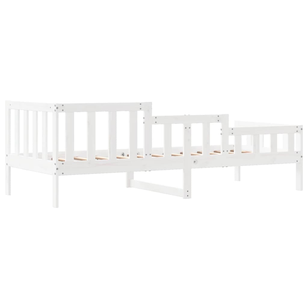 Daybed without mattress white 80x200 cm solid pine wood