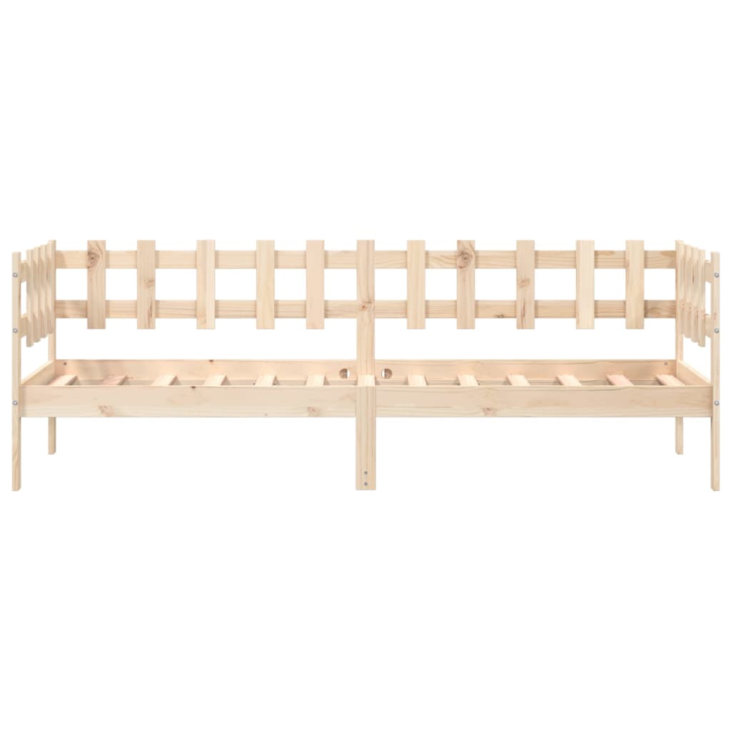 Daybed without mattress 80x200 cm solid pine wood