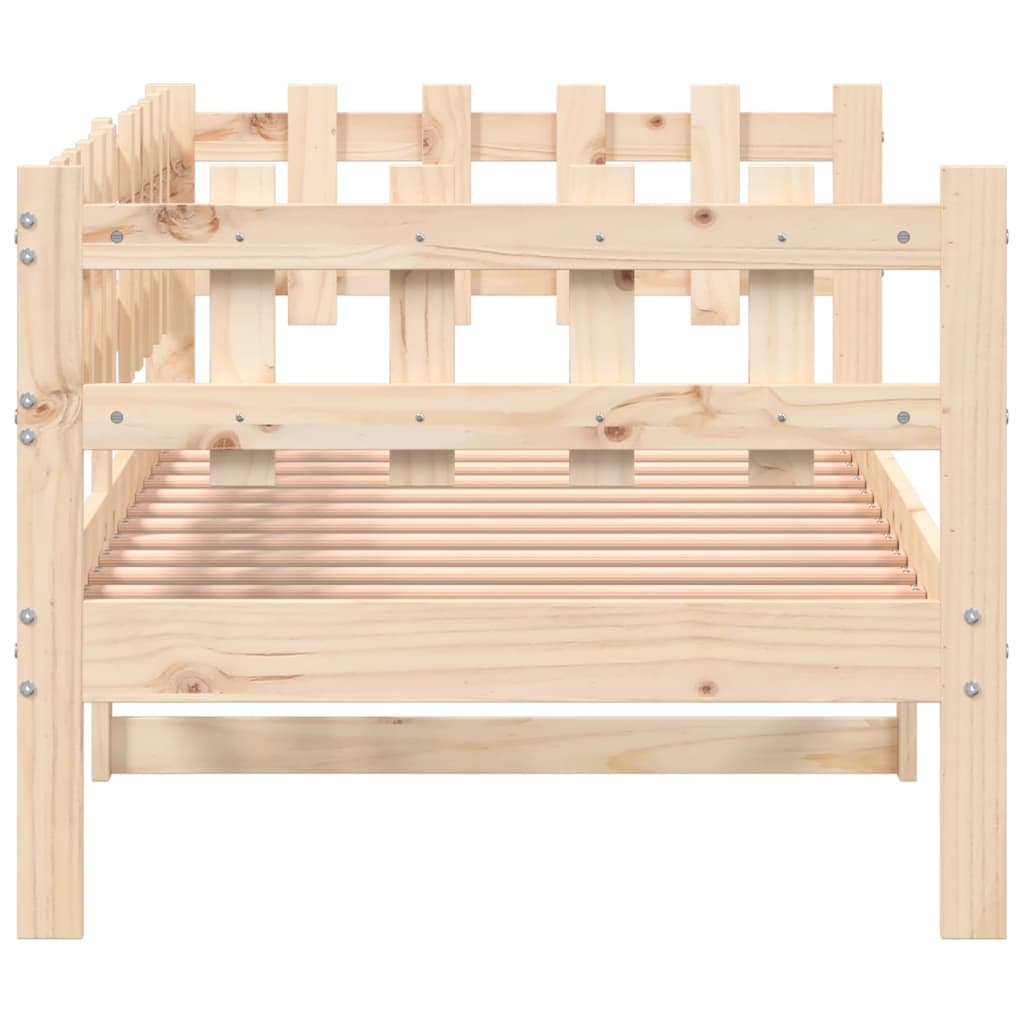 Daybed without mattress 80x200 cm solid pine wood