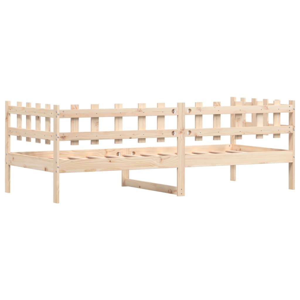 Daybed without mattress 80x200 cm solid pine wood