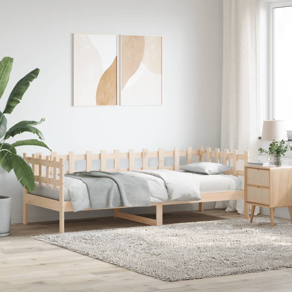 Daybed without mattress 90x200 cm solid pine wood