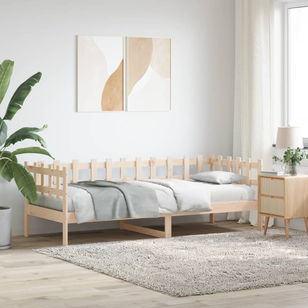 Daybed without mattress 90x190 cm solid pine wood