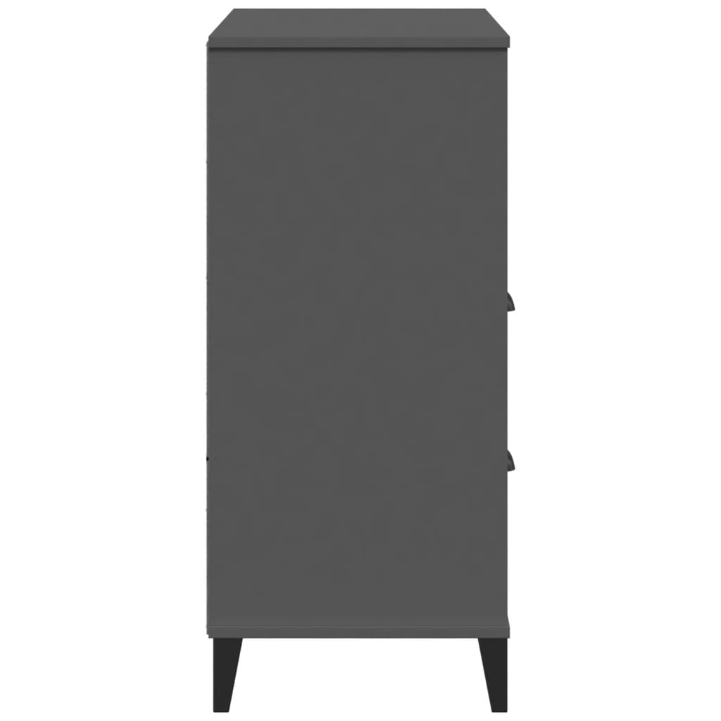 Bookcase VIKEN Anthracite 80x40x90 cm Wood Material