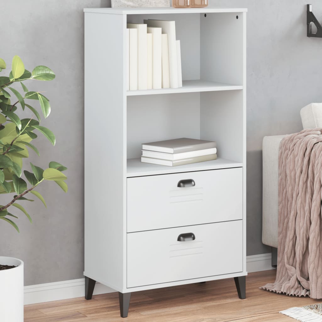 Bookcase VIKEN White 60x35x123 cm Wood material