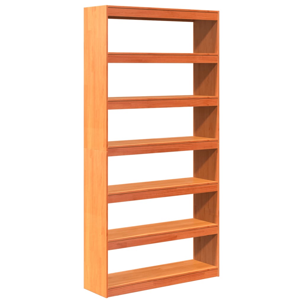 Bookshelf/room divider 100x30x199.5 cm solid pine wood