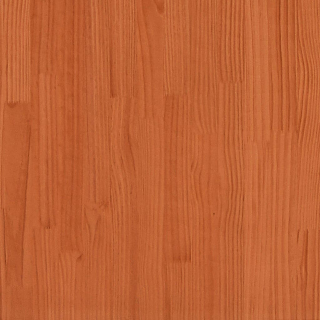 Senior bed wax brown 120x200 cm solid pine wood