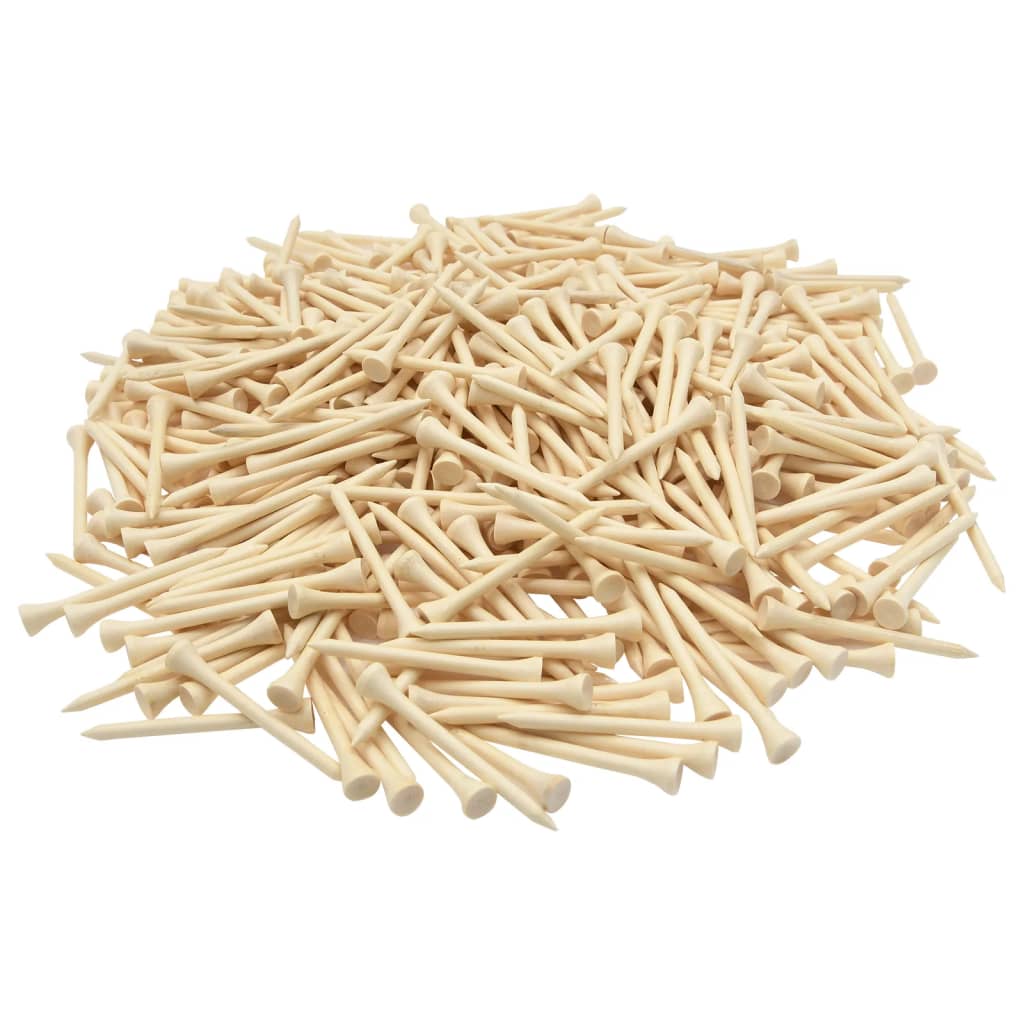 Golf Tees 1000 pcs. 70 mm Bamboo