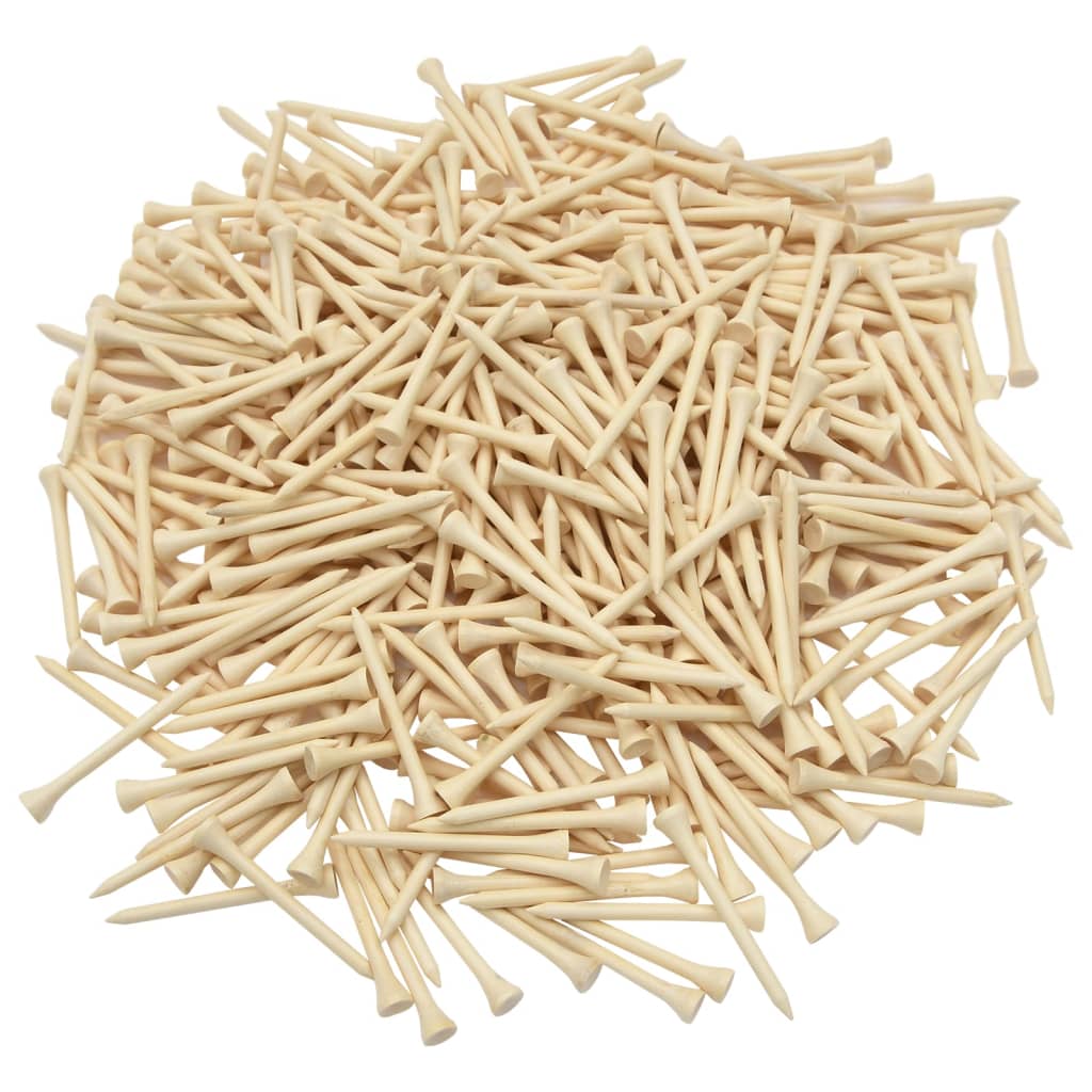 Golf Tees 1000 pcs. 70 mm Bamboo