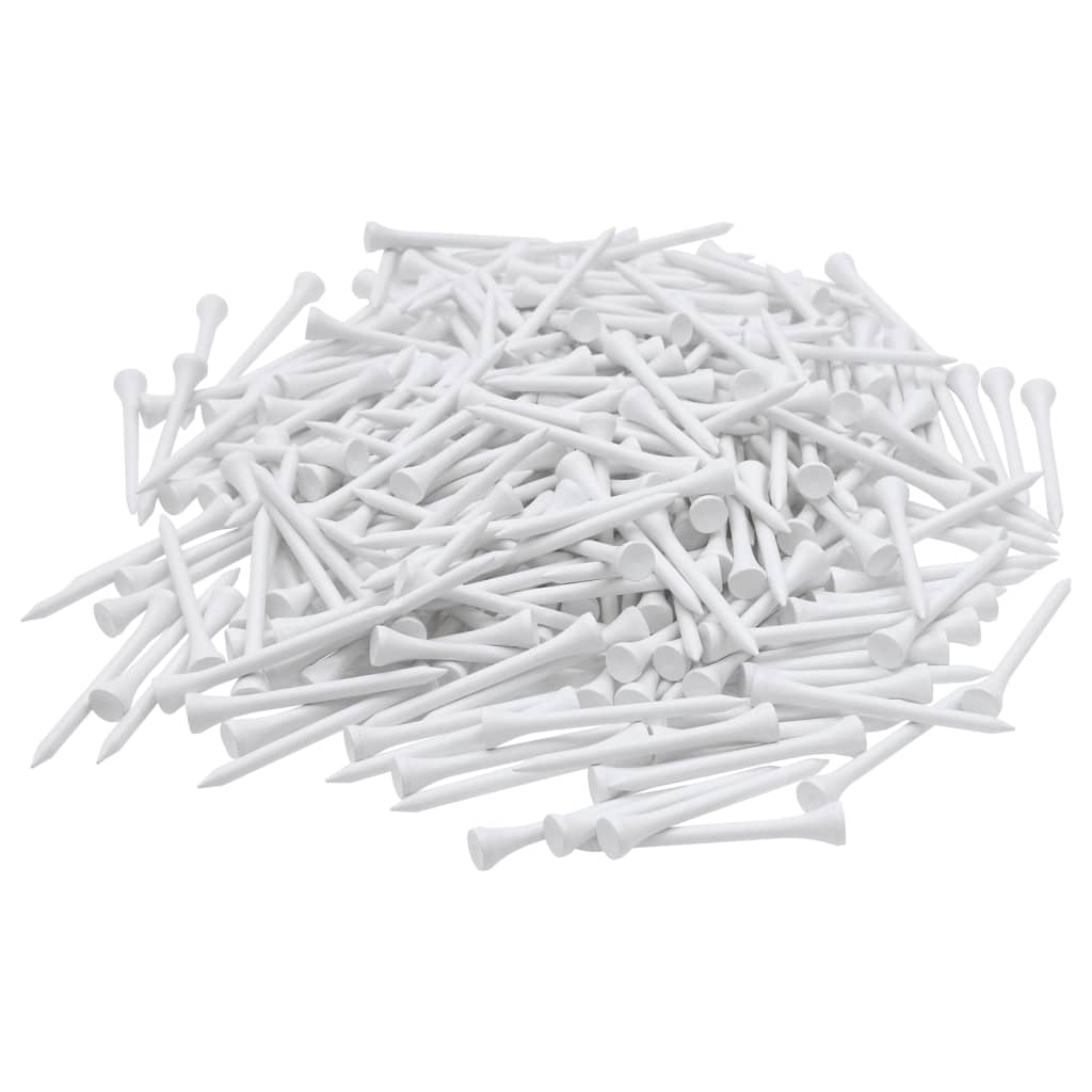 Golf Tees 1000 pcs. White 70 mm Bamboo