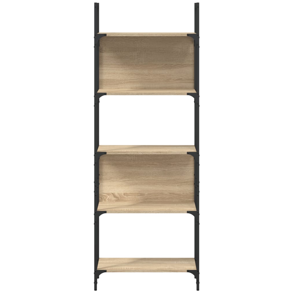 Bookcase 5 shelves Sonoma oak 60.5x24x166.5 cm wood material