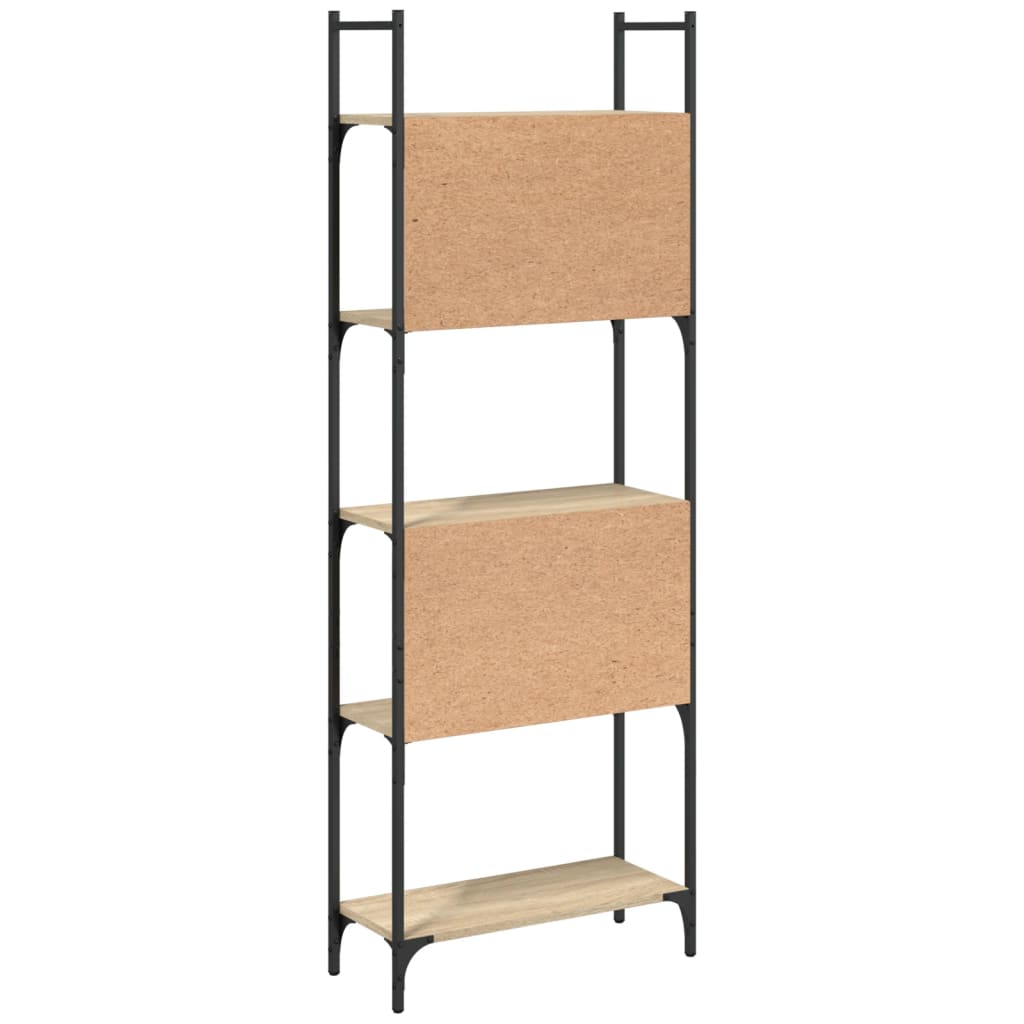 Bookcase 5 shelves Sonoma oak 60.5x24x166.5 cm wood material