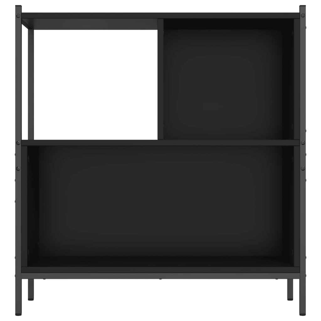 Bookshelf Black 72x28x77.5 cm Wood Material