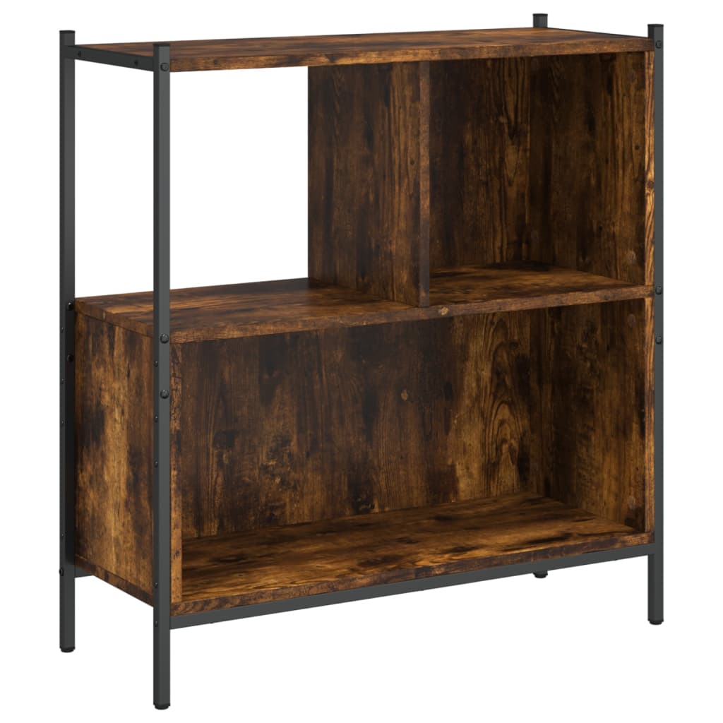 Bookshelf Smoked Oak 72x28x77.5 cm Wood Material