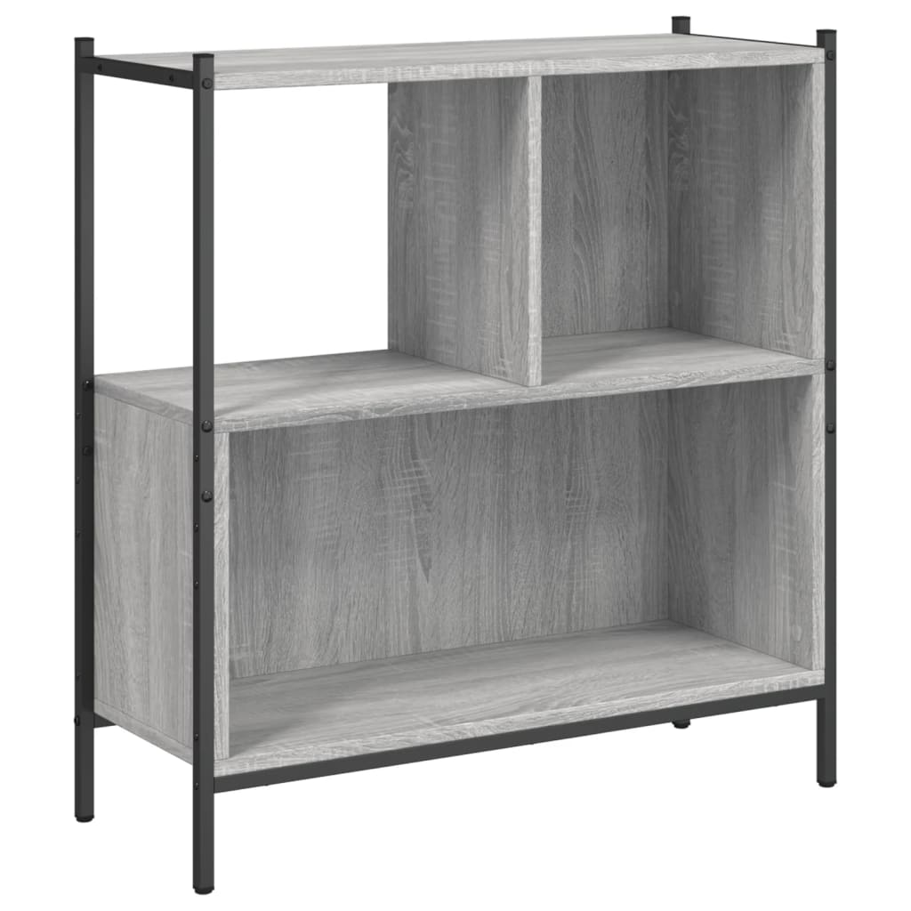 Bookshelf Gray Sonoma 72x28x77.5 cm Wood Material