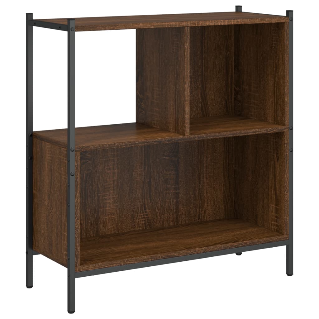 Bookshelf Brown Oak Look 72x28x77.5 cm Wood Material