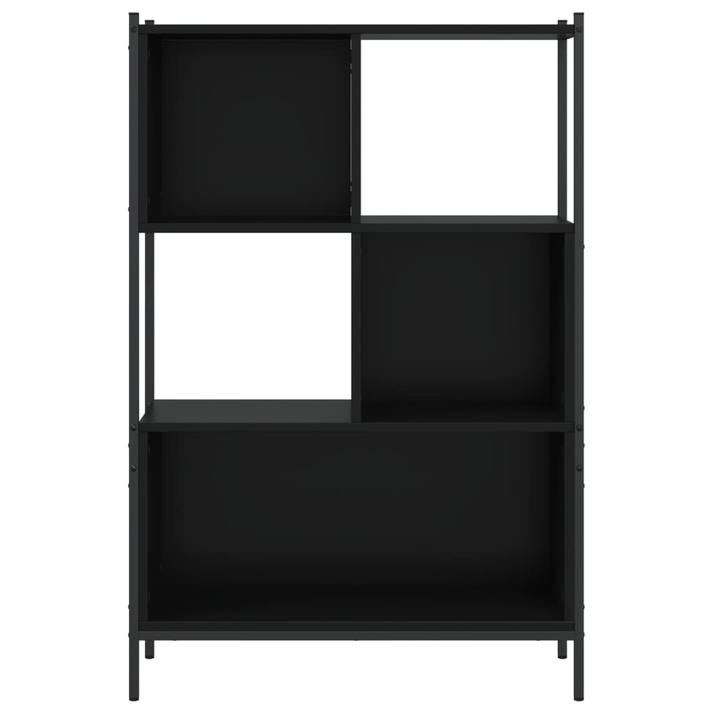 Bookshelf Black 72x28x109 cm Wood Material