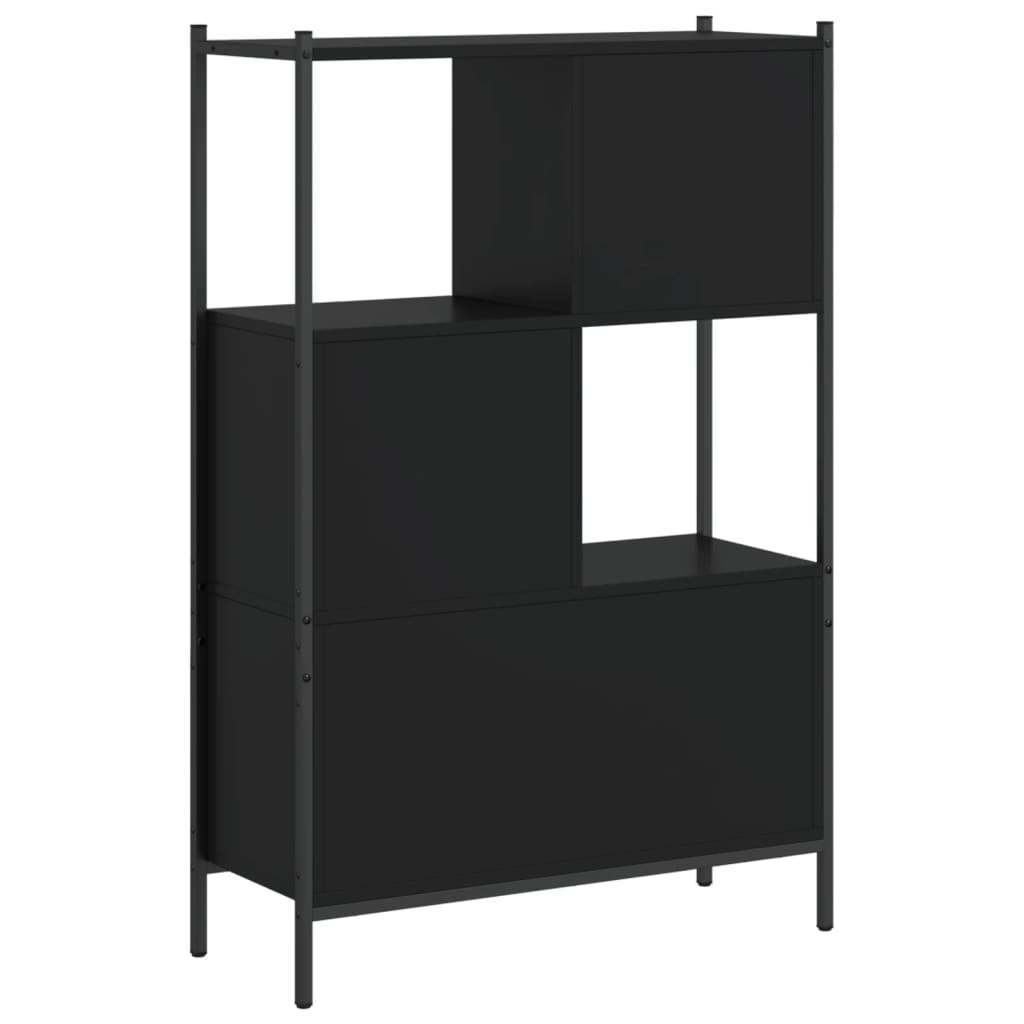 Bookshelf Black 72x28x109 cm Wood Material