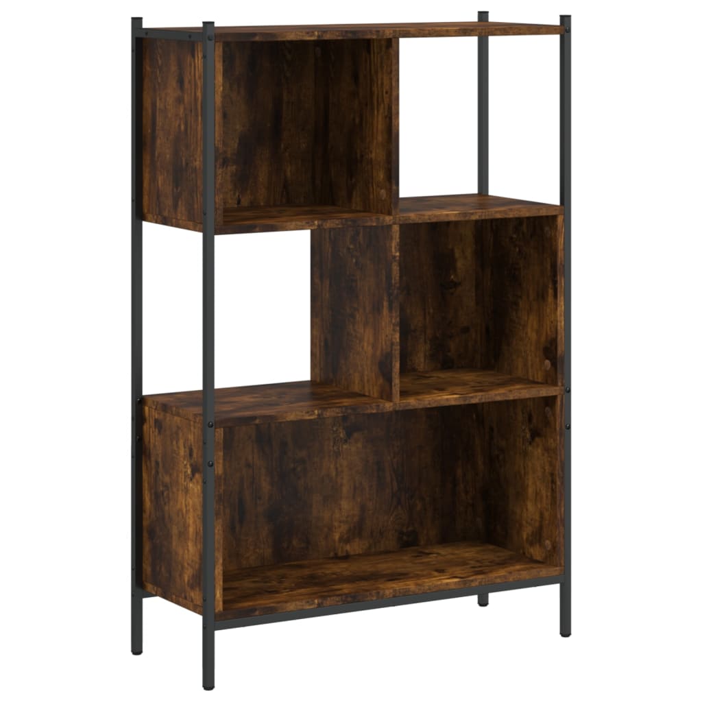 Bookshelf Smoked Oak 72x28x109 cm Wood Material