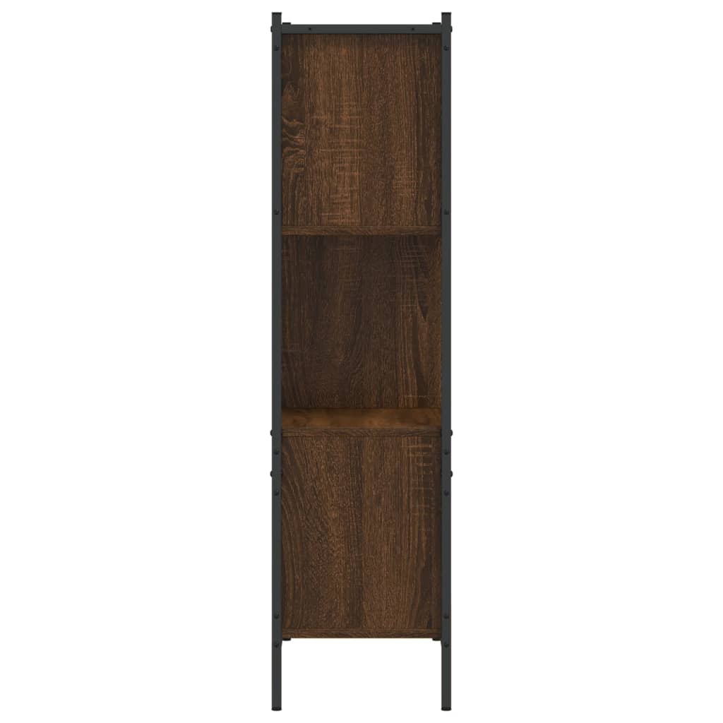 Bücherregal Braun Eichen-Optik 72x28x109 cm Holzwerkstoff