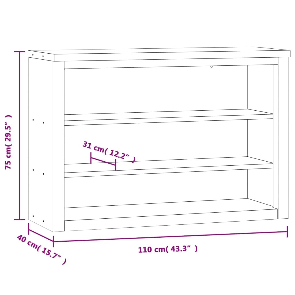 Kitchen wall cabinet with shelves stainless steel