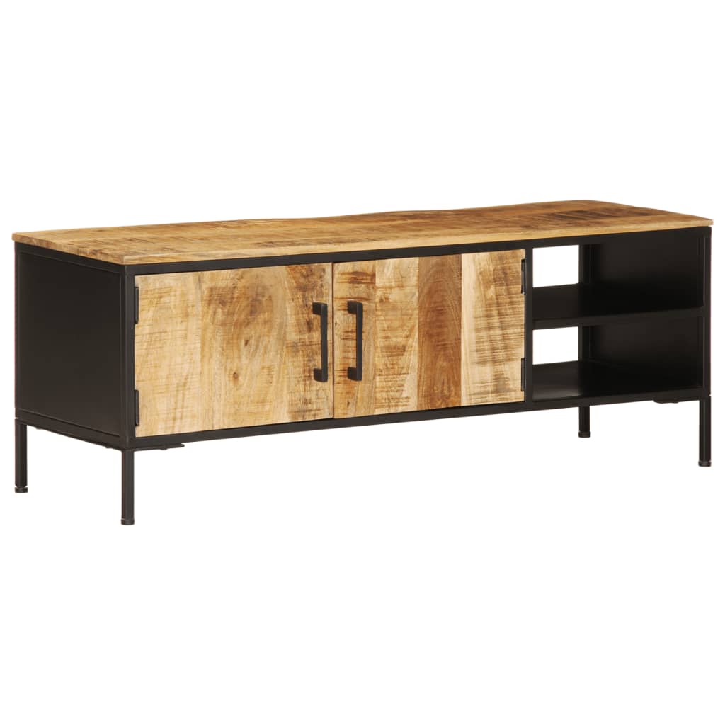 TV-Schrank 110x35x40 cm Massivholz Mango