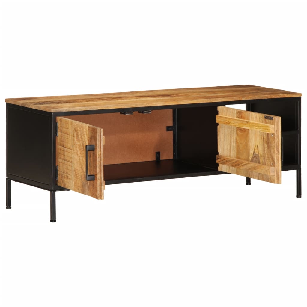 TV-Schrank 110x35x40 cm Massivholz Mango