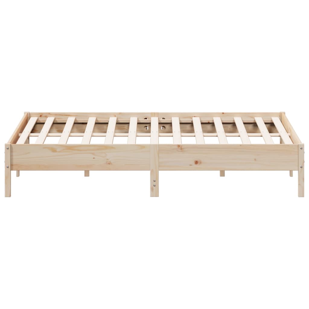 Solid wood bed without mattress 180x200 pinewood