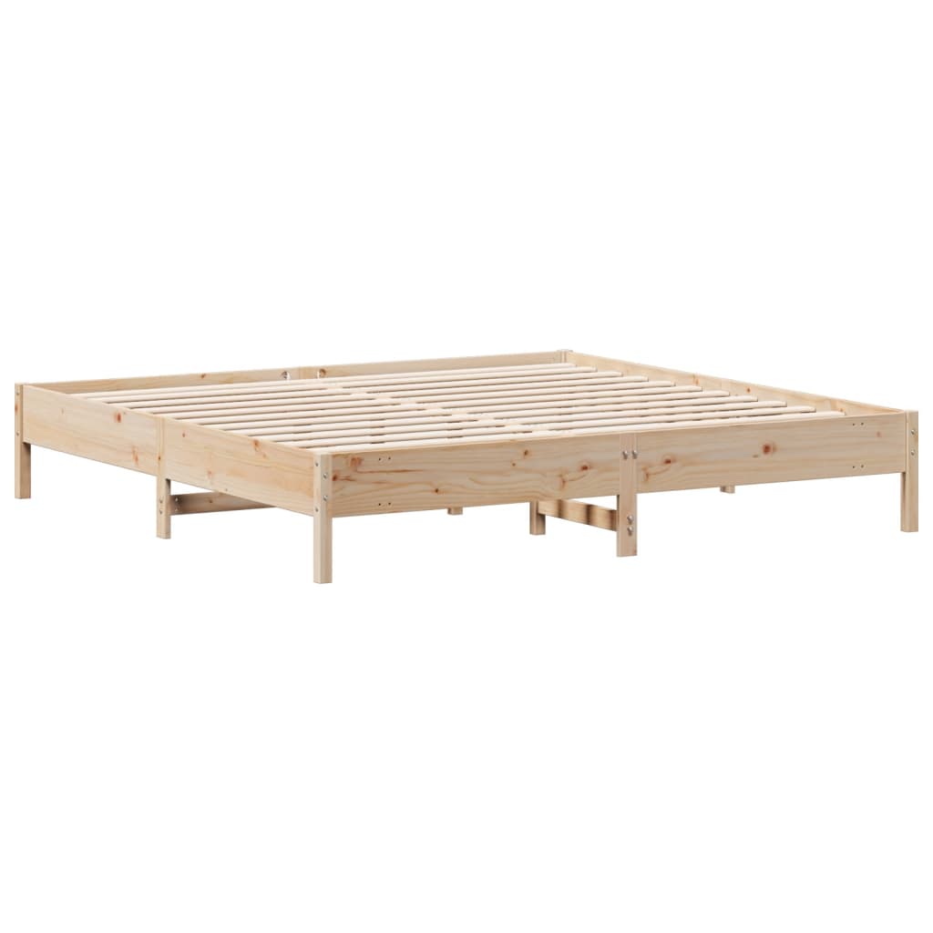 Solid wood bed without mattress 180x200 pinewood