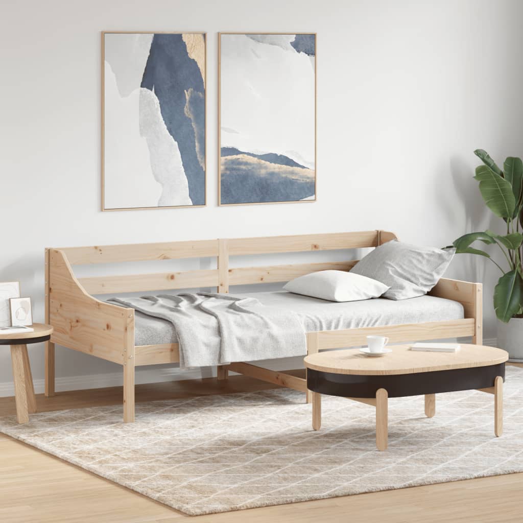 Daybed without mattress 100x200 cm solid pine wood