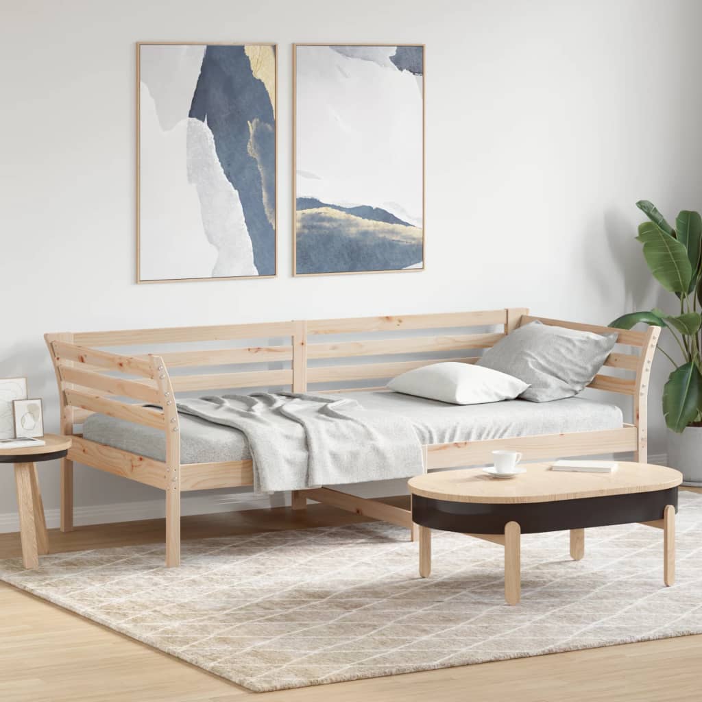 Daybed without mattress 90x200 cm solid pine wood