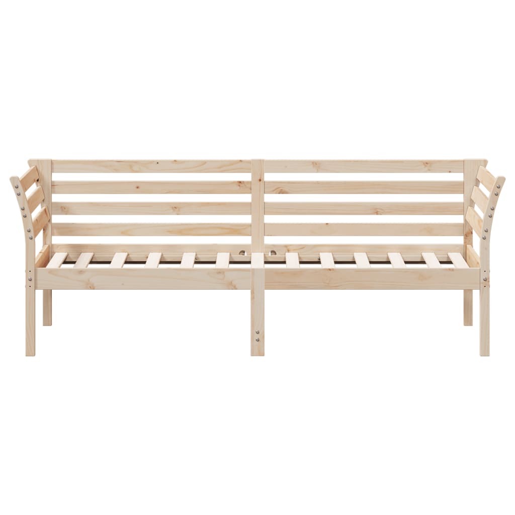 Daybed without mattress 75x190 cm solid pine wood